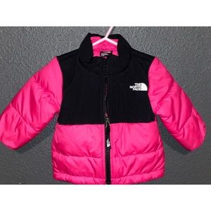 The North Face  pink infant jacket 💕